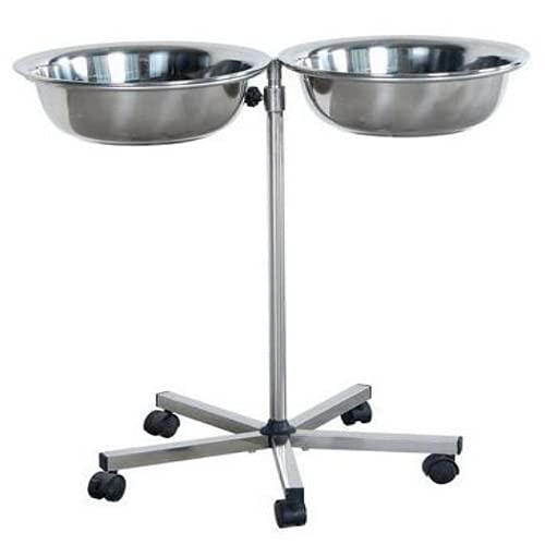 Hospital Hand Wash Basin Stand Double Bowl