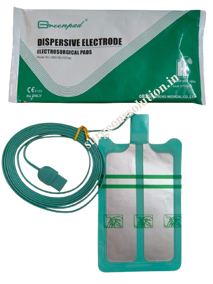 OBS Diathermy Lead Cautery Pad With Cable For Covidien ValleyLab Cautery Machine (Dispersive Electrode Electrosurgical Pads)