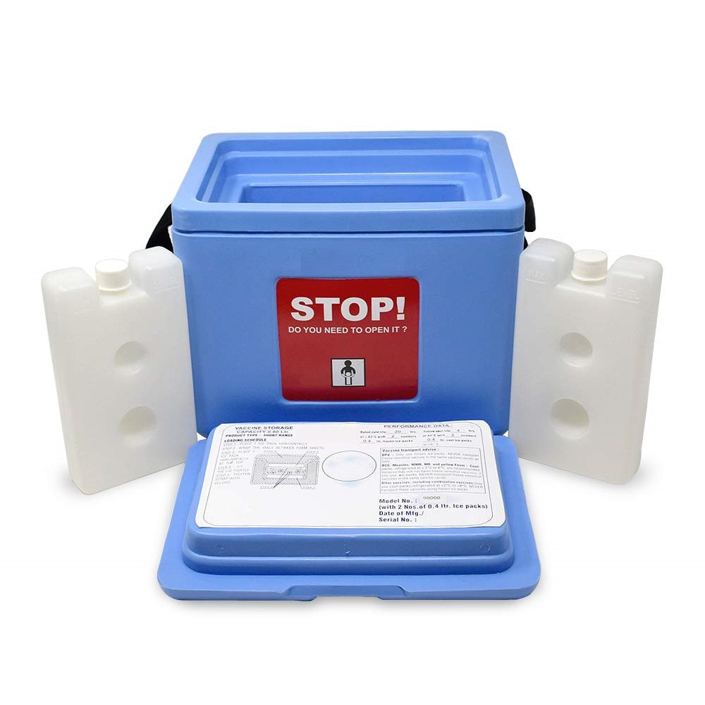 Small Vaccine Carrier Box, Capacity 0.80 Litres