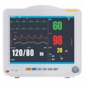 5 Para Patient Monitor ECG, SPO2, NIBP, RESP, 2-TEMP, PR