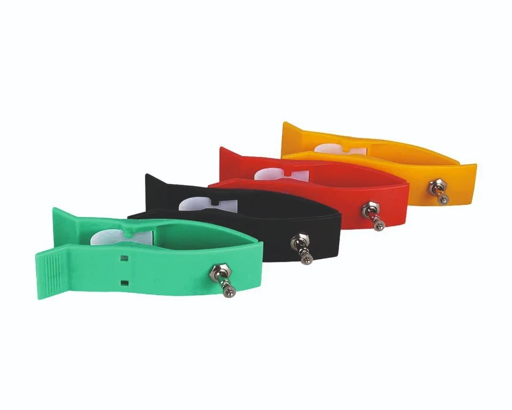 ECG Clamp Electrode Multicolour ( Pack Of 4 )